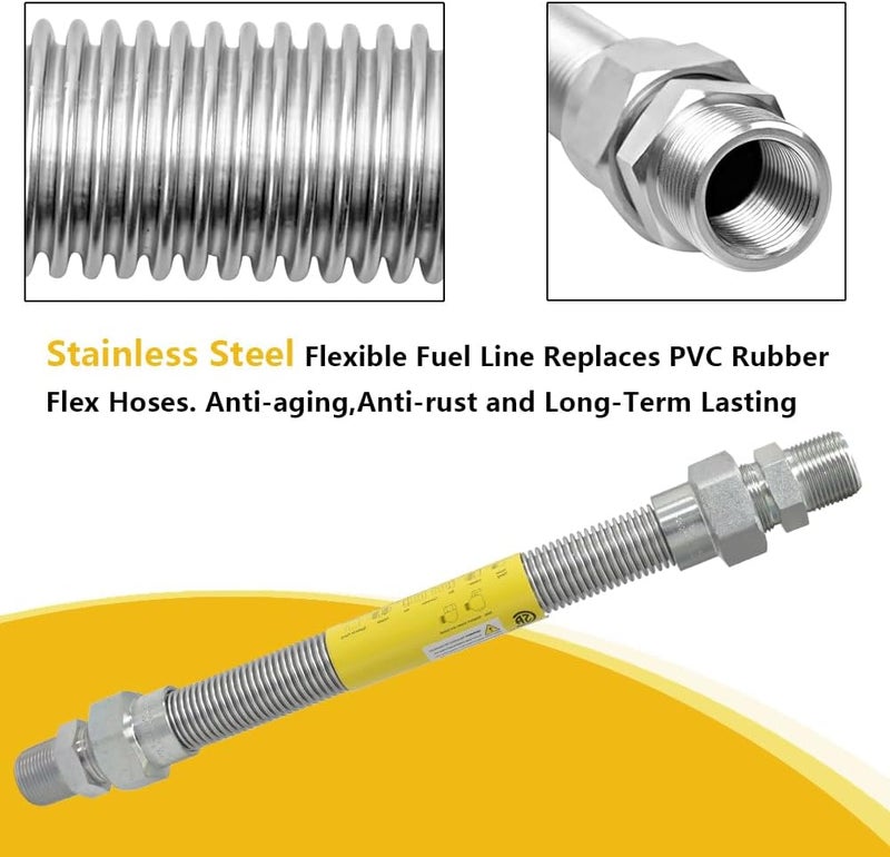 BAY Direct UPGRADED Stainless Steel 3/4" Fuel Line Flex Compatible Part Number: 0D3031 0L4836A - Image 4